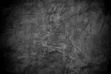 Old wall texture cement dark black gray  background abstract grey color design are light with white gradient background.