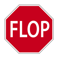 Flop-Traffic sign