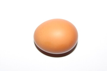 egg on white background