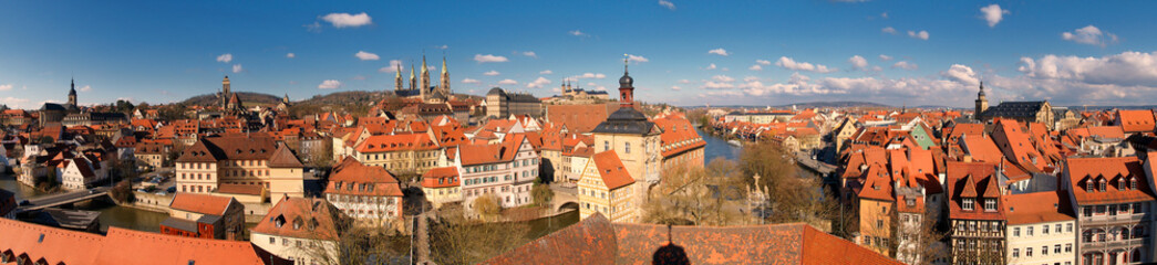 Obraz premium view on top of city of Bamberg