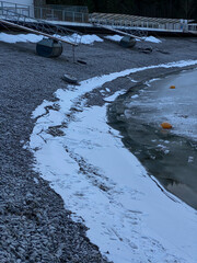 ice on the river