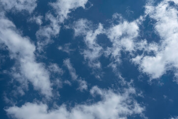blue sky with clouds