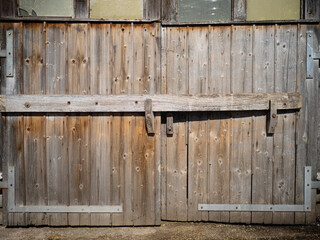 old wooden door