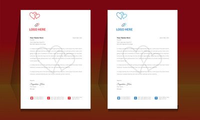 Letterhead format template, business style letterhead design template. Company letterhead template designs. Letterhead, Template.