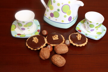 cup of tea and cookies
