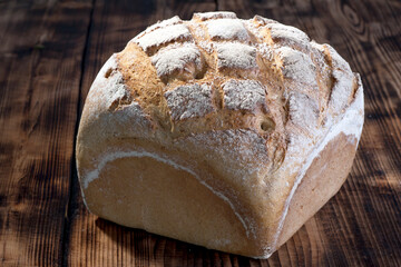 chleb pieczywo żytni pszenny naturalny zakwas piec kminek ziarna posiłek codzienny zdrowy...