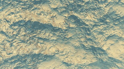 view of alien planet, texture of th exo planet, abstract texture 3d render