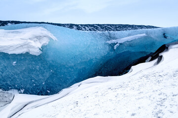 Crystal Ice Cave near Jokulsarlon