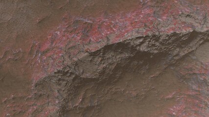 view of alien planet, texture of th exo planet, abstract texture 3d render