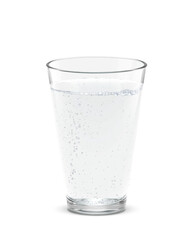 グラス 炭酸水 飲み物 イラスト リアル