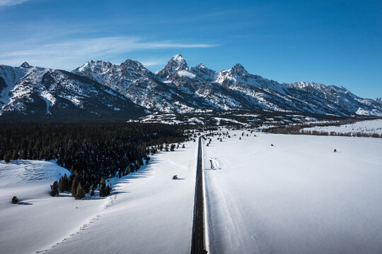 Grand Tetons Mountain range
