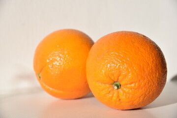 two oranges