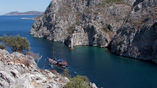 Kalymnos Greece Vathi the island of sponge divers