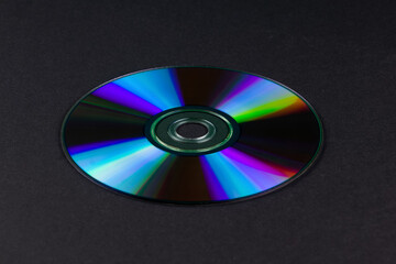 multi-colored and colorful CD