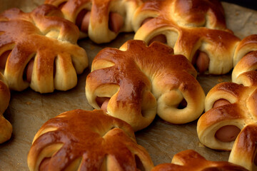 Delicious and beautiful homemade buns only from the oven