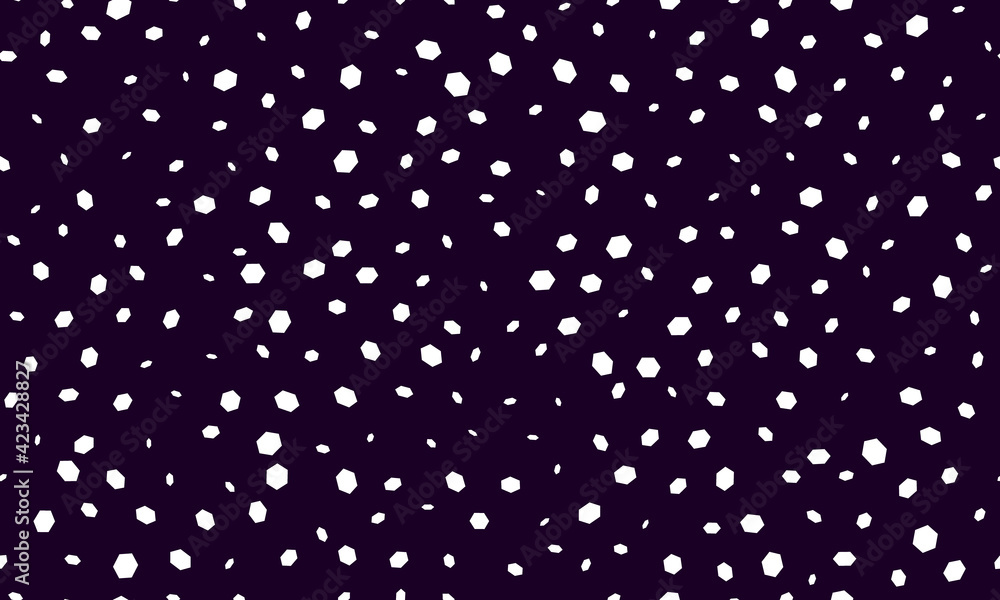 Aufkleber abstract seamless background with random sizes hexagons.