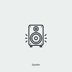 speaker  icon vector sign symbol