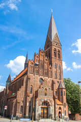Fototapeta na wymiar Sankt Albani Kirke (Knuds Church) Odense Fyn Region Syddanmark (Region of Southern Denmark) Denmark