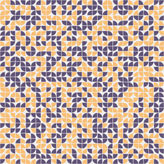 Abstract Geometric Pattern generative computational art illustration