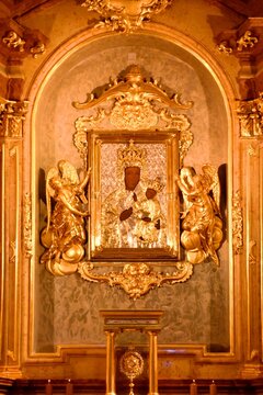 Bazylika kolegiacka Grobu Bożego w Miechowie w Małopolsce obraz Matki Boskiej 