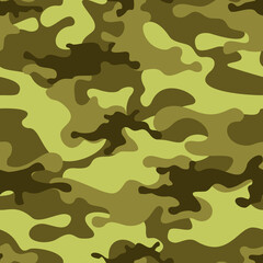 Camouflage seamless pattern.Military kamo. Print on fabric on paper. Vector illustration