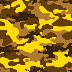 Camouflage seamless pattern modern. Abstract camo. Print on fabric on textiles. Vector