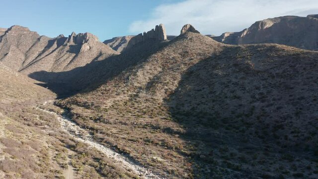 Mountains near Carlsbad Caverns in New Mexico.
