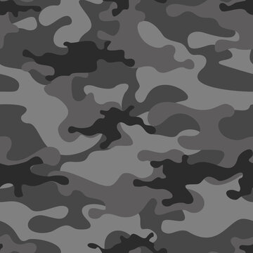 
Camouflage seamless pattern. Military camo. Endless texture. Print on fabric for textile for hunting and fishing. Vector graphics