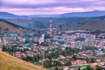 view of the city of flowers in the background