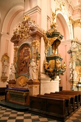 Fototapeta na wymiar Bazylika kolegiacka Grobu Bożego, Klasztor w Miechowie w Małopolsce,