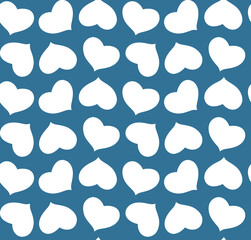 Seamless heart pattern, minimal print.