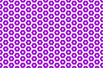 Fototapeta na wymiar Seamless polka circle dot background purple and white.