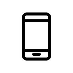 Smartphone Icon Vector Logo Template. Trendy Device Illustration Design. Smartphone icon vector. Black outline smartphone Icon