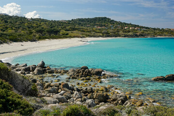 La plage de Ghjunchitu, en Corse 