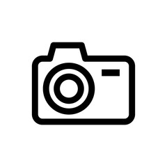 Camera Icon in trendy flat style isolated on grey background. Camera symbol for your web site design, logo, app, UI. Vector illustration