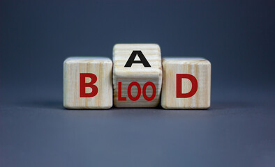 Breed bad blood symbol. Turned cubes and changed the word 'bad' to 'blood'. Beautiful grey...