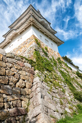 Fototapeta na wymiar Akashi Castle Park in Hyogo, Japan - The Remains of the Castle