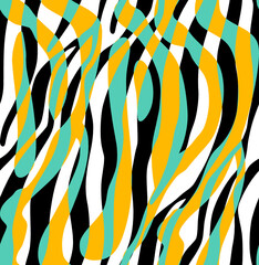 Seamless zebra pattern, animal print.