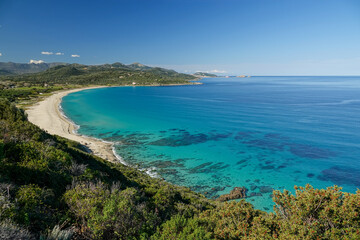 La plage de Losari, en Haute-Corse