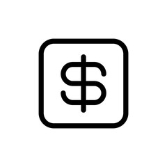 dollar sign isolated on transparent background. dollar icon for your web site design, logo, app, UI. flat style. dollar symbol. us dollar sign. American dollar currency or dollar symbol