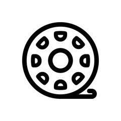 Filmstrip icon. Vector illustration. trendy flat style isolated