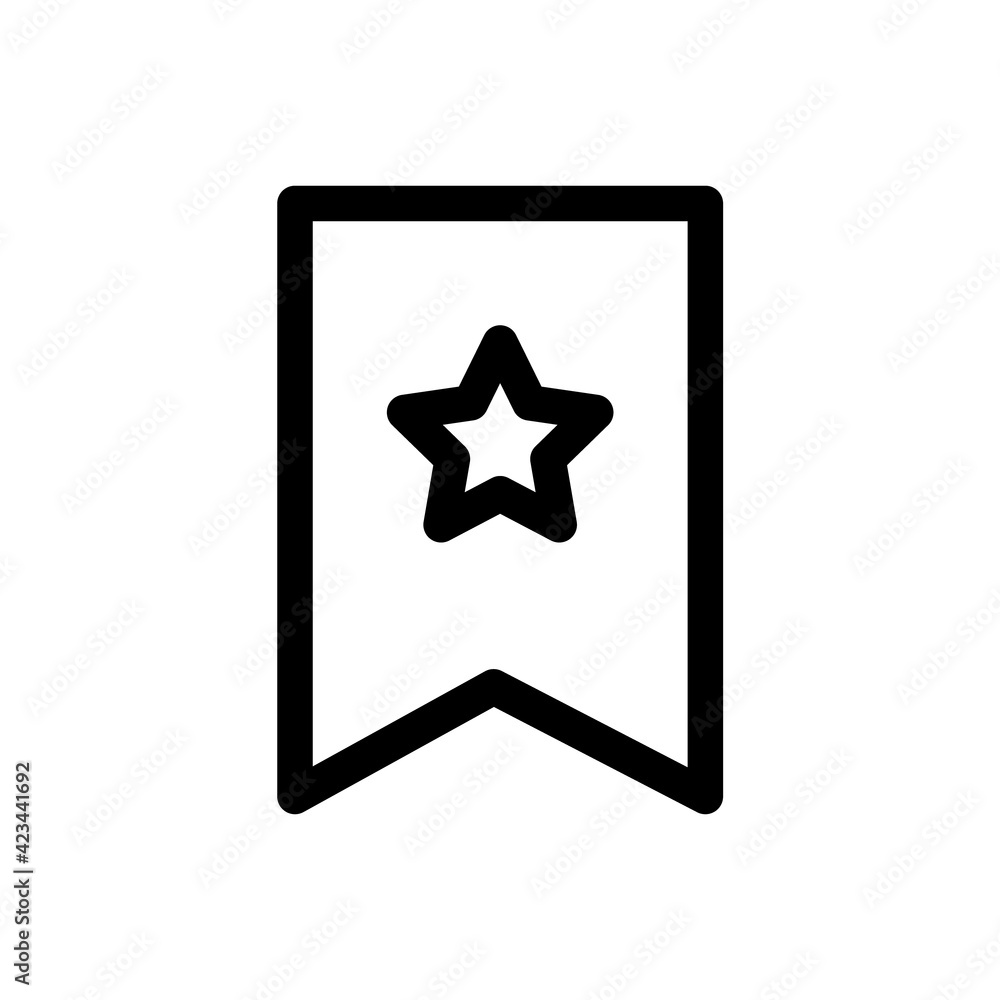 Poster save icon isolated on white background. bookmark symbol modern simple vector for web site or mobile 