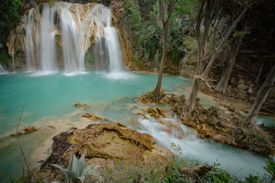 Chiflon&acute;s Waterfalls Chiapas Mexico