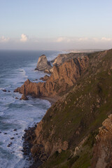 beautiful view on the sea and landscape from the oic of mountain