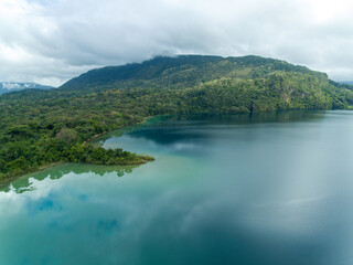Fototapeta na wymiar Miramar lake chiapas mexico