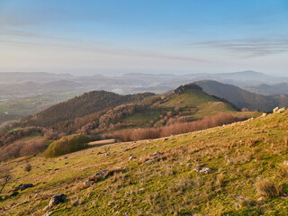 Fototapeta premium Paisajes desde el monte Adarra