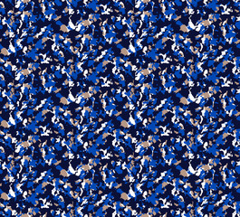 Fototapeta premium Seamless camouflage pattern, modern tissue print.