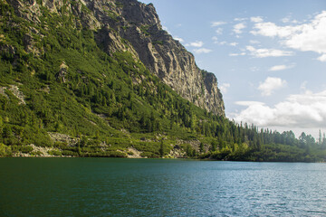Fototapeta premium Beautiful mountain lake in the High Tatras of Slovakia