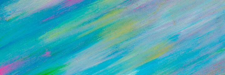 abstract creative background: light bright chaotic spots of oil paint on linen canvas before tone priming
