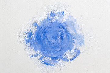 creative background, stain of colored primer rubbed on the surface of a linen canvas, temporary...